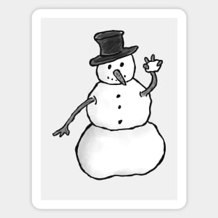 Snowman Magnet